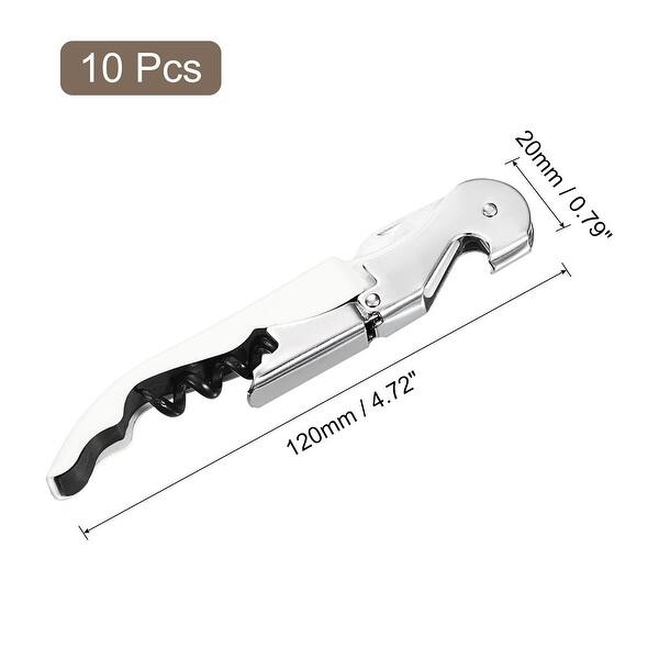 10Pcs 5" Wine Openers Waiter Corkscrew Red Wine Bottle Opener Bed